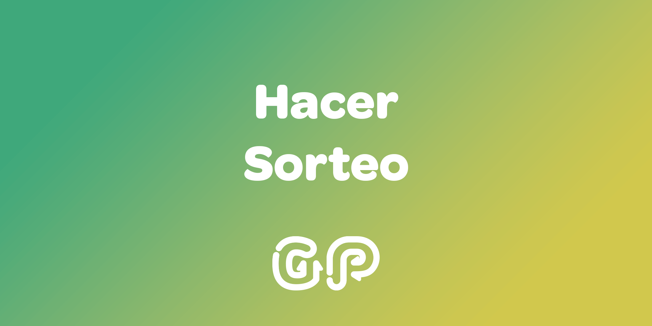 Hacer Sorteo