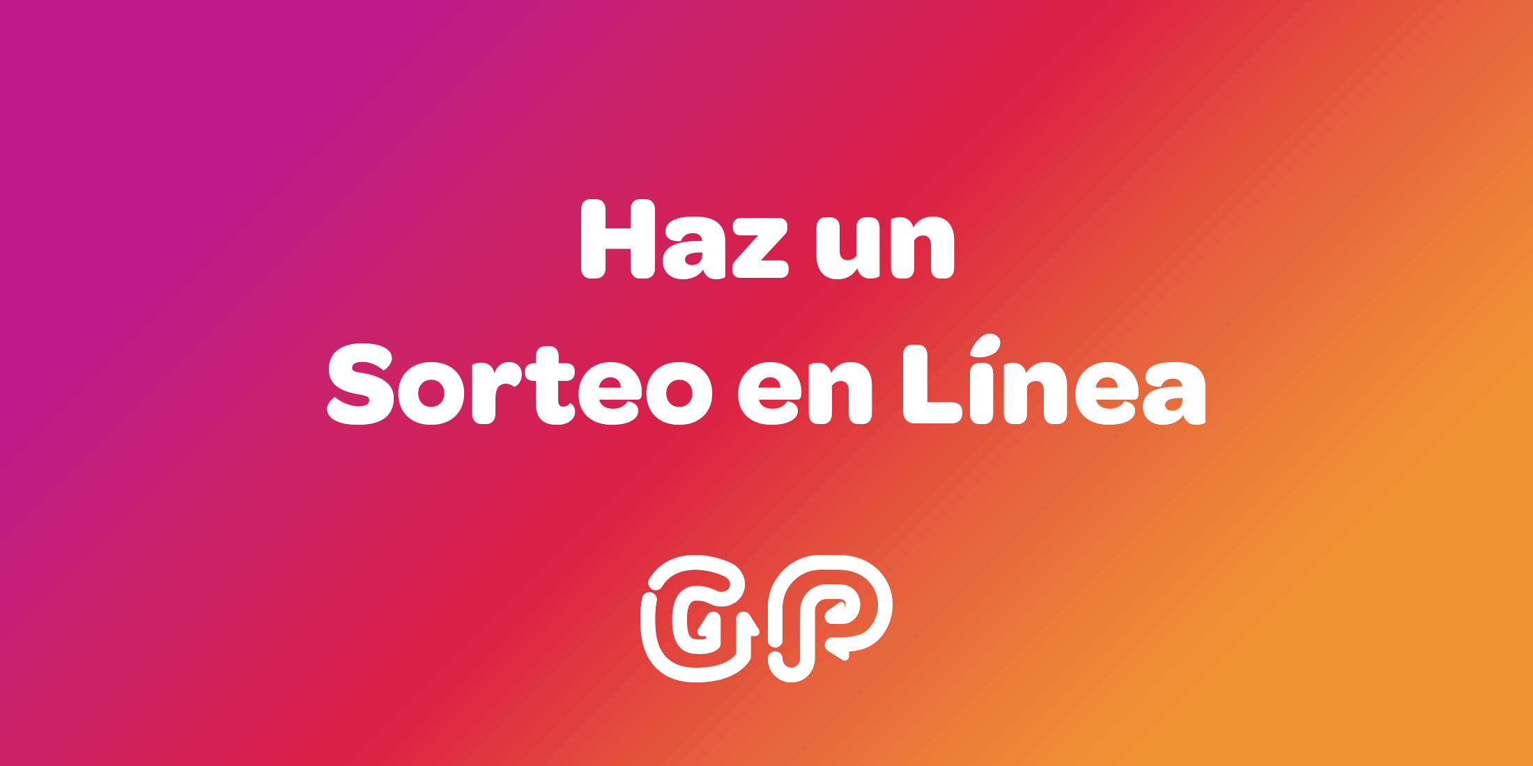 Haz un Sorteo en Línea