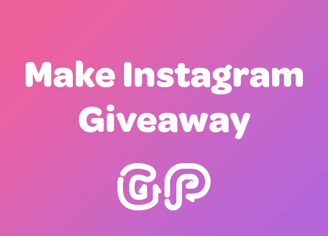 Make Instagram Giveaway