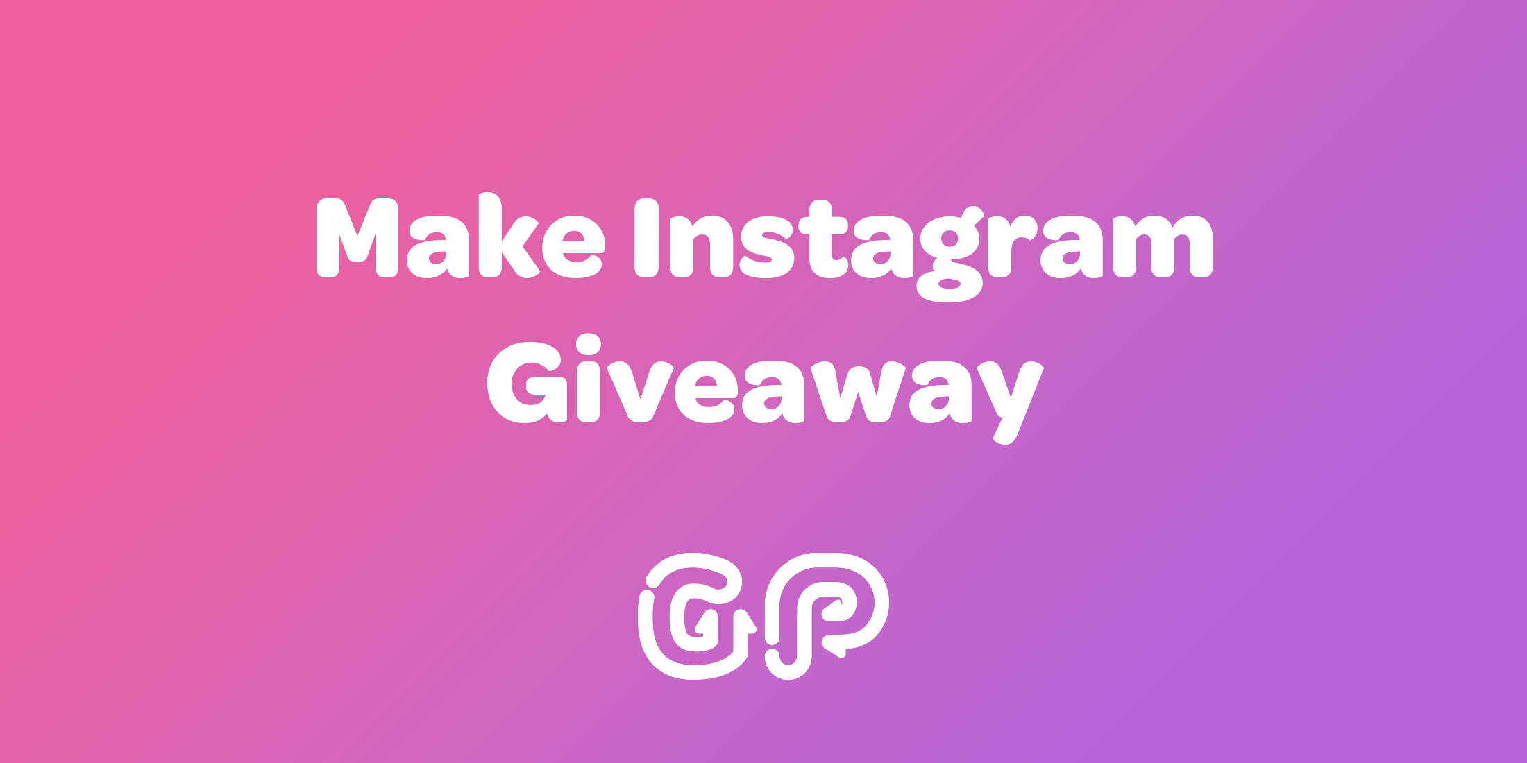 Make Instagram Giveaway